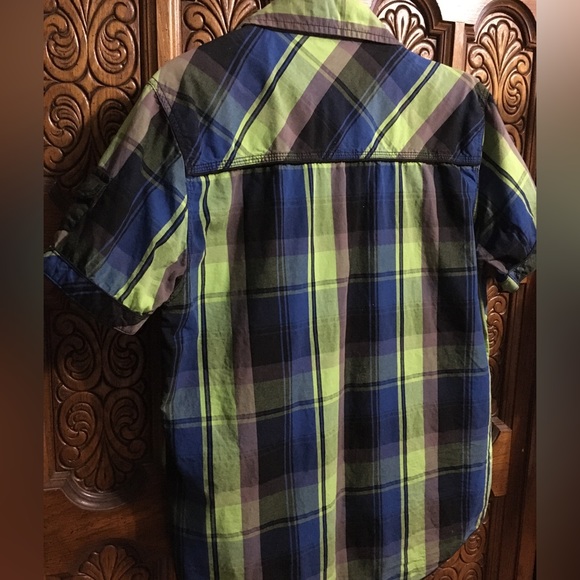 Mens REBEL & SOUL π plaid shirt. - Picture 7 of 11